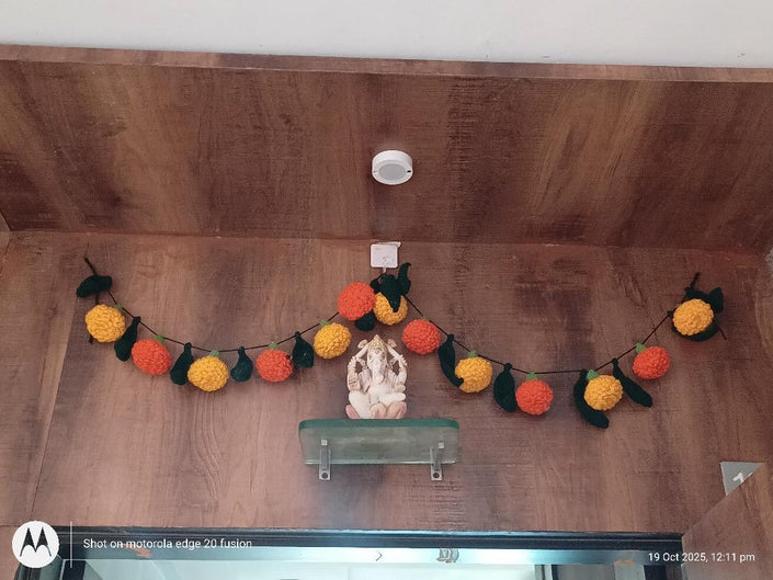 Marigold Mango Leaf Toran