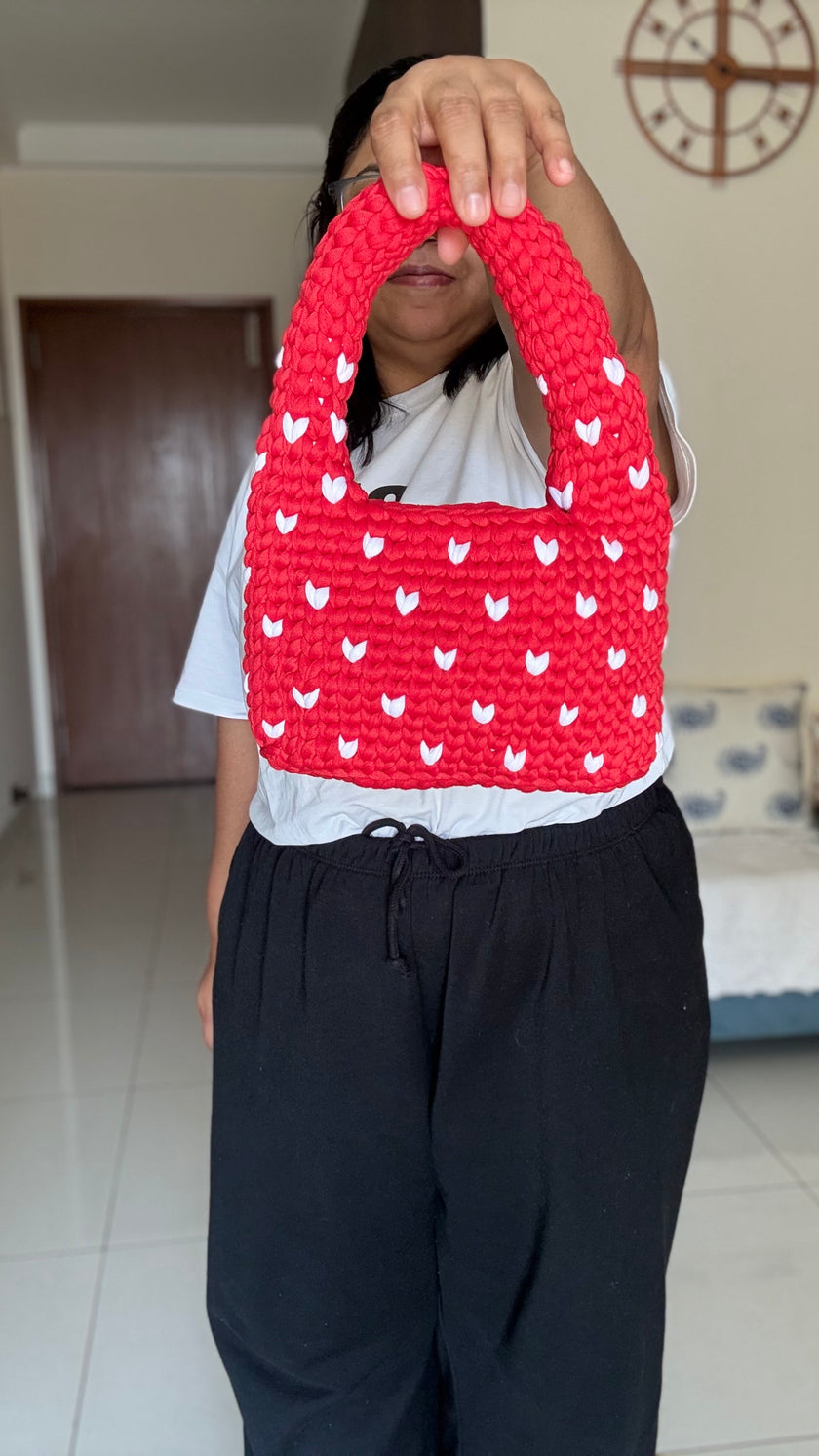 Red Heart Bag