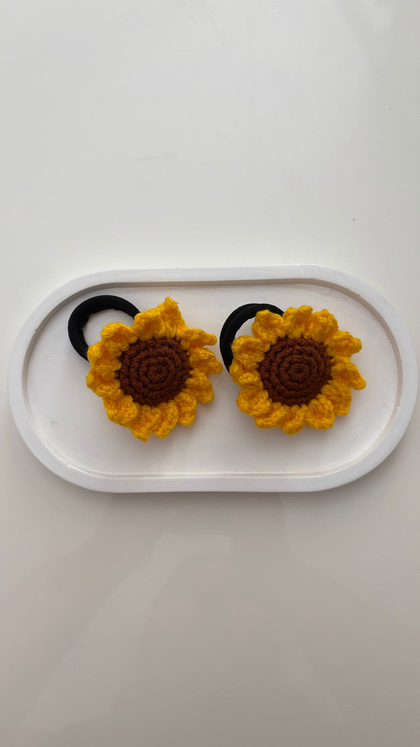 Sunflower Hair Tie