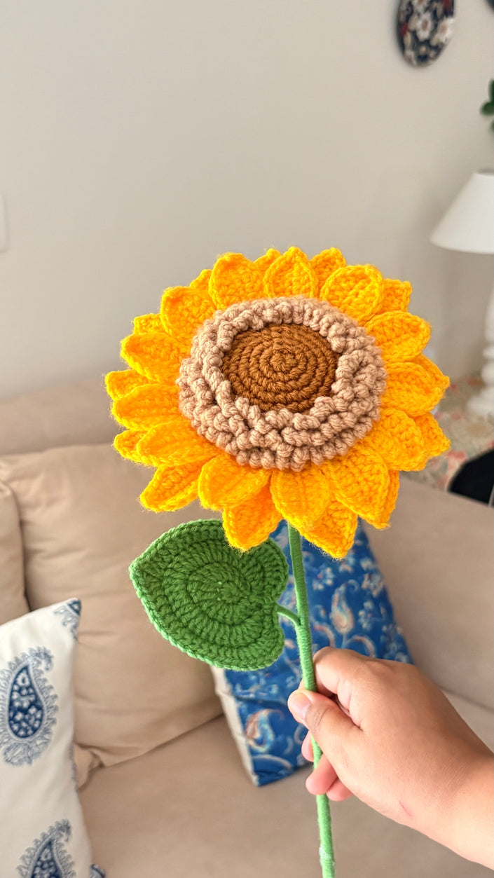 Sunflower with Wire