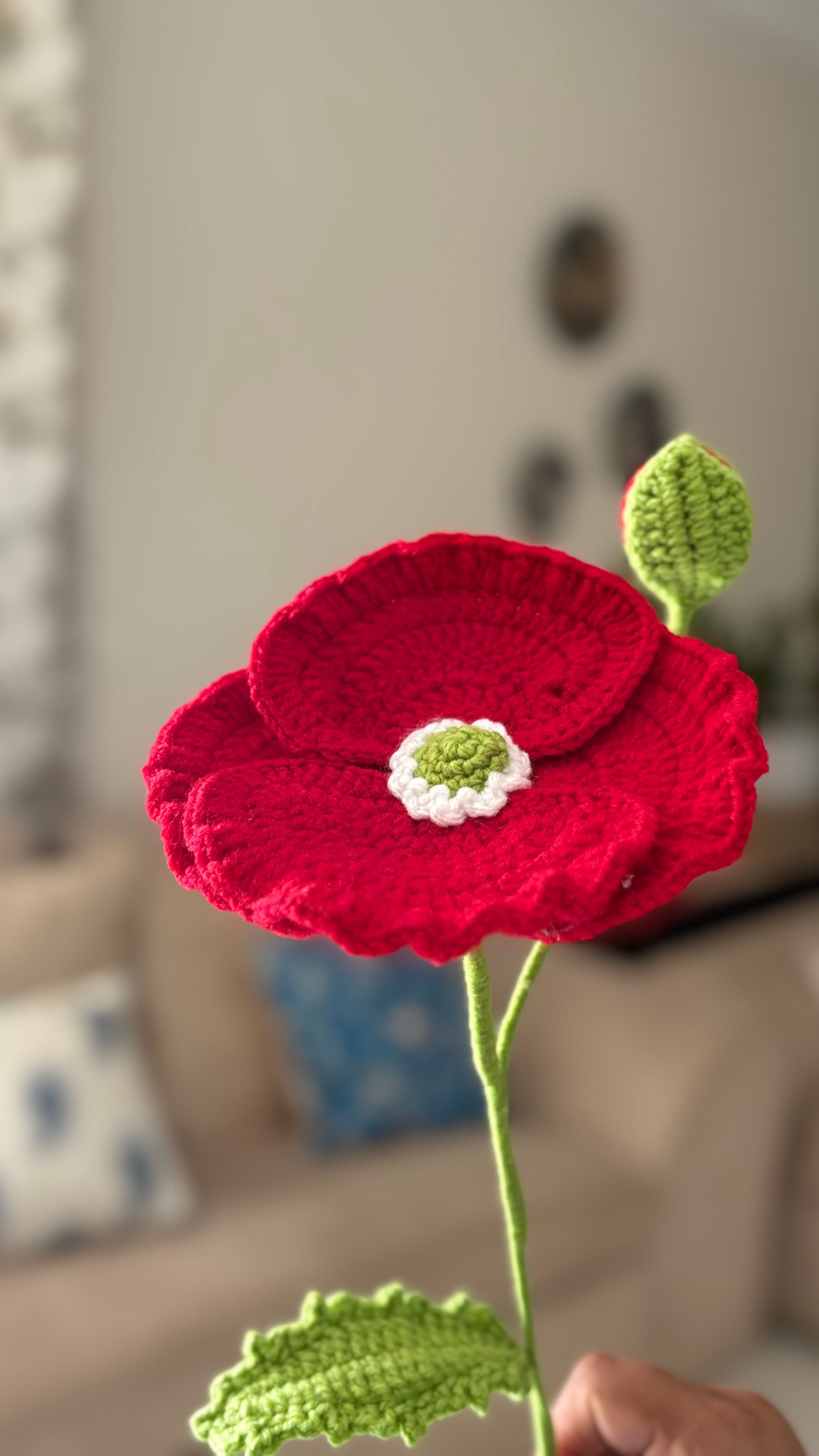 Crochet Poppy Flower