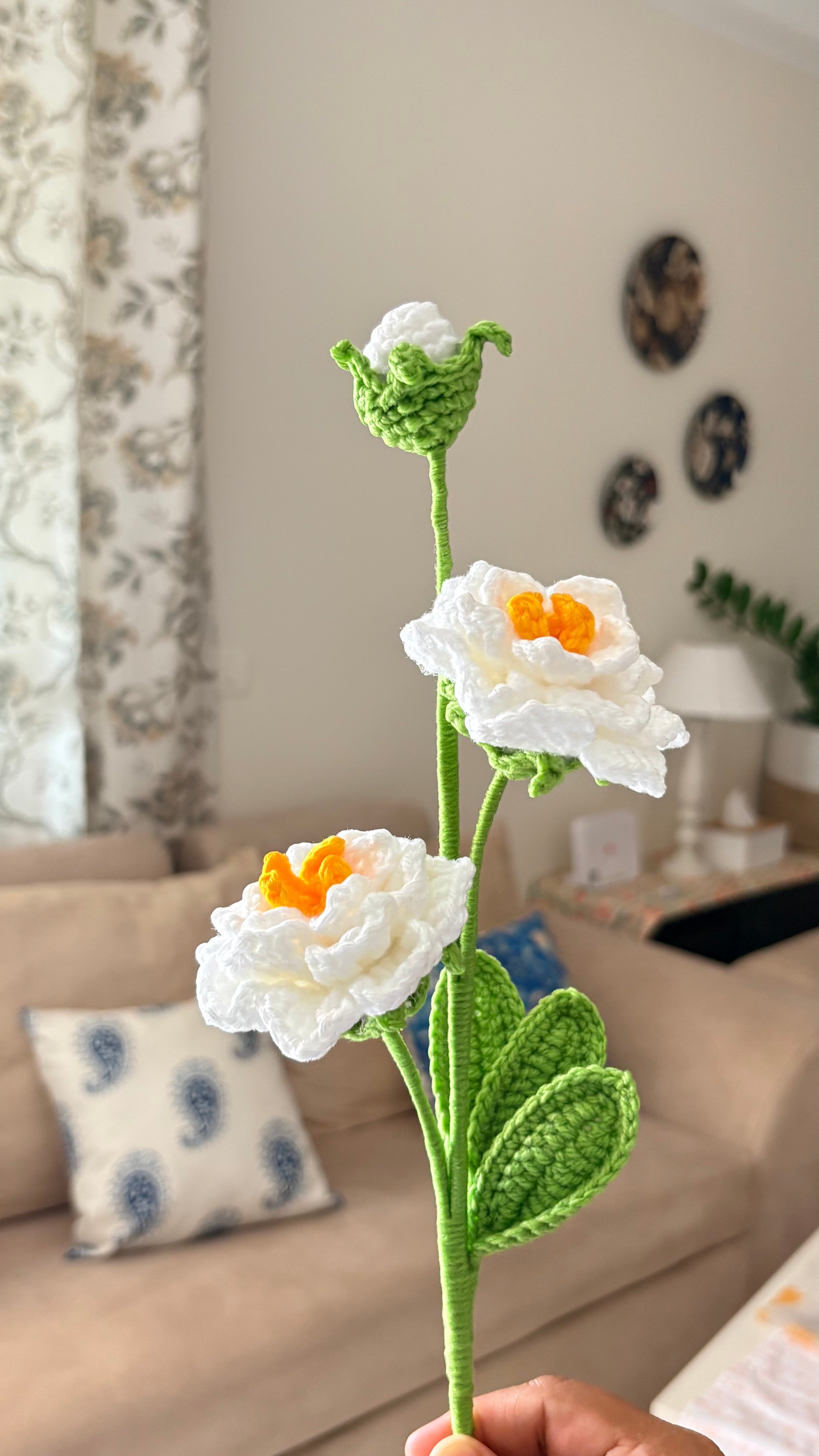 Crochet Gardenia Flower