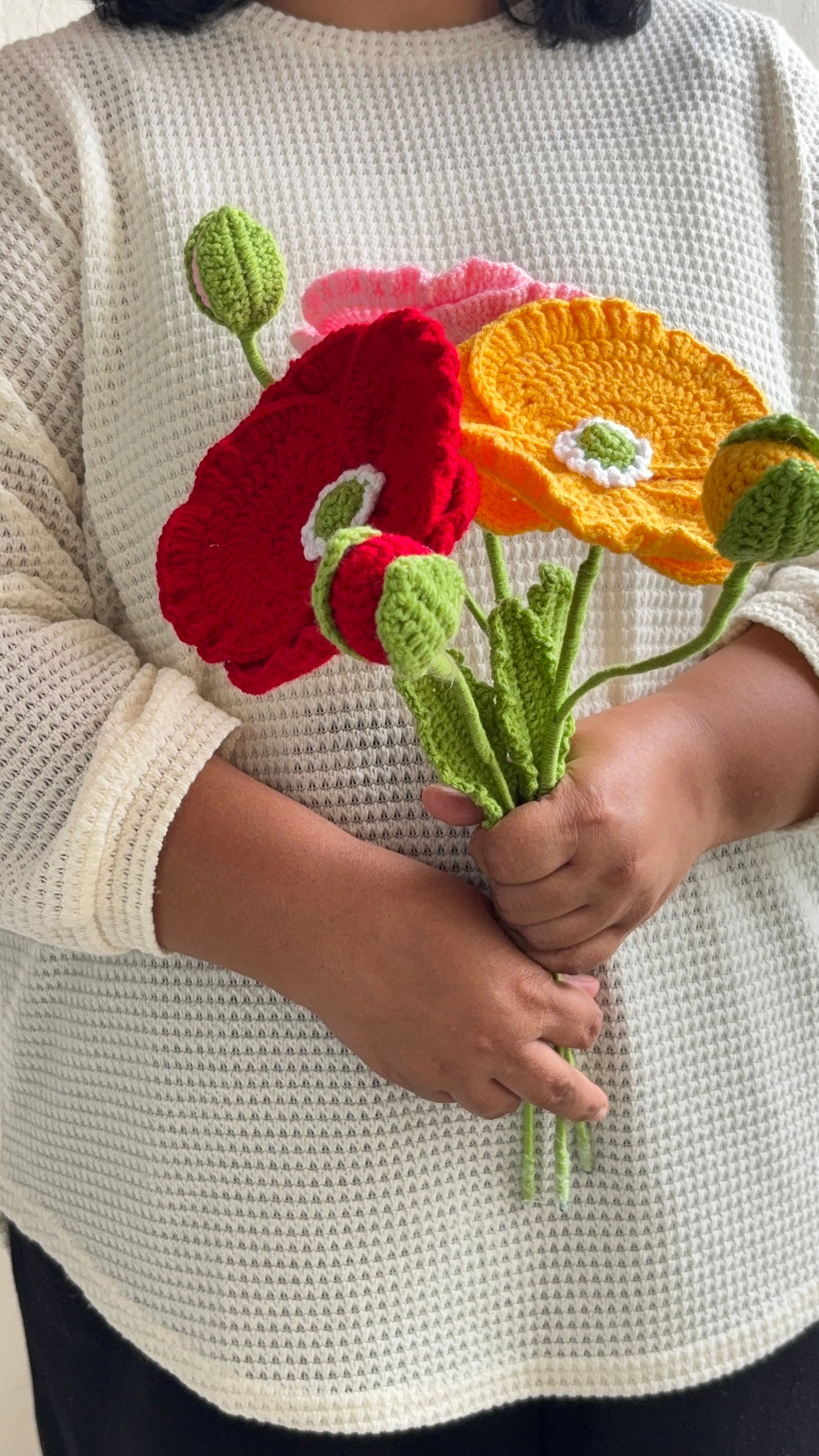 Crochet Poppy Flower